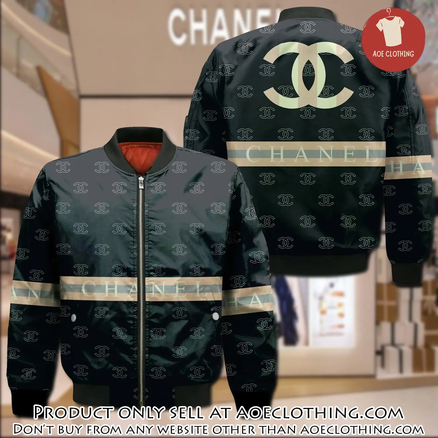 Chanel bomber jacket luxury brand clothing clothes outfit for men women 02 aoe0920761